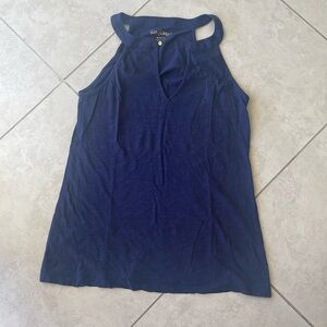 Lilly Pulitzer navy tank top.